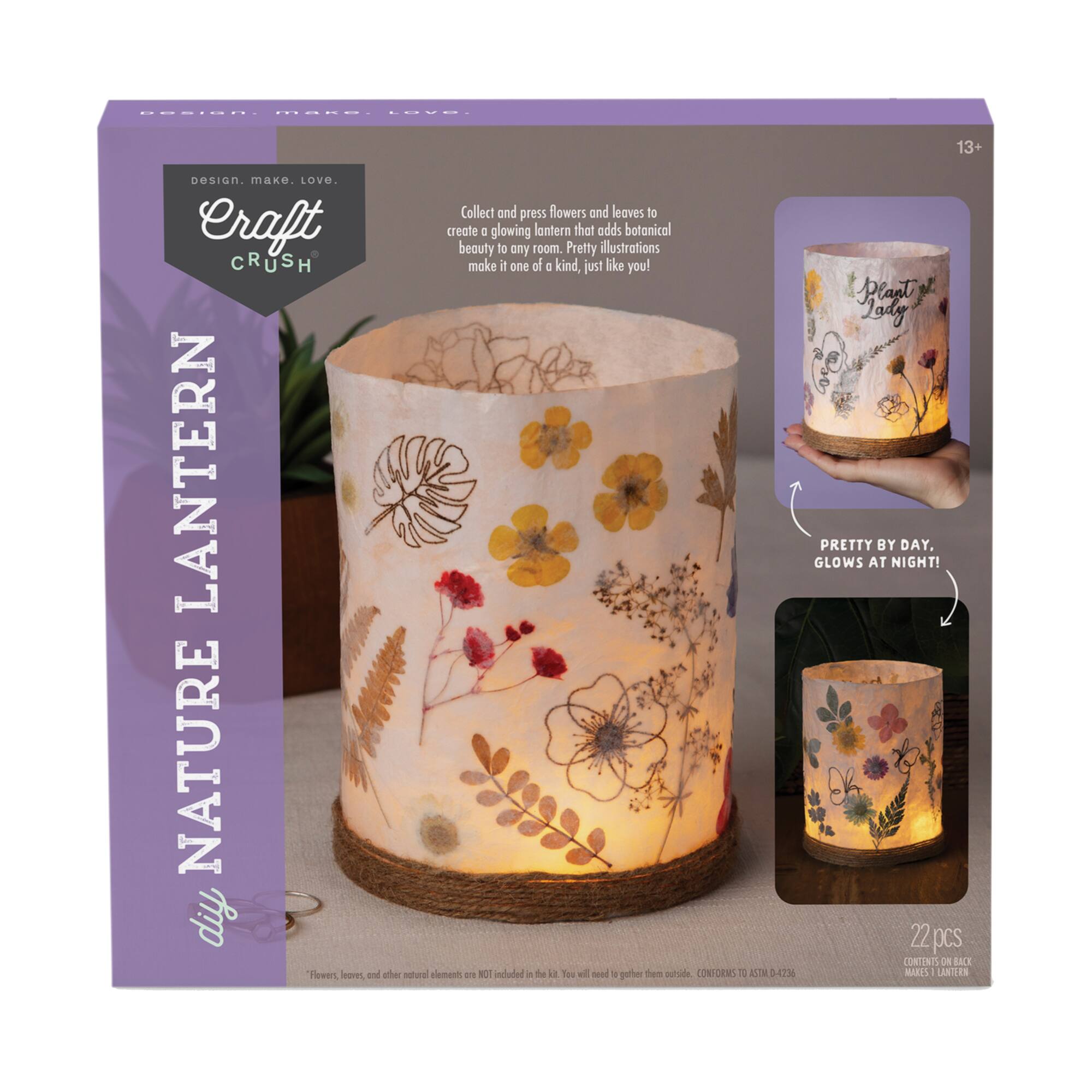 Craft Crush - DIY Nature Lantern